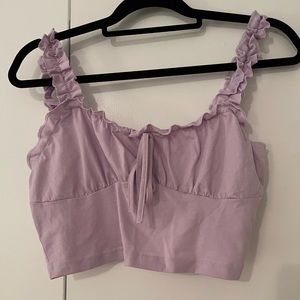 Lilac Crop Top from Shein